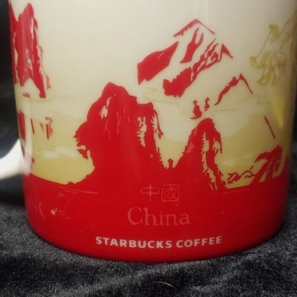 Starbucks Collectible 16oz China Mug Coffee Cup Made in China 2012 Dragon - Picture 7 of 9
